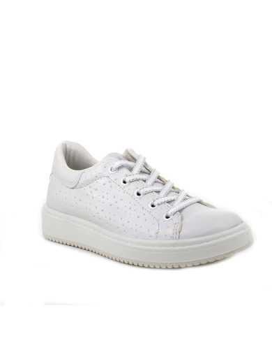 SNEAKERS PRIMIGI BAMBINA SI.NAPPA IRIDE. BIANCO 5875022 
