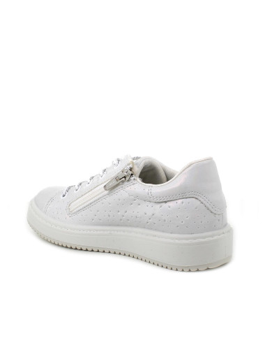 SNEAKERS PRIMIGI BAMBINA SI.NAPPA IRIDE. BIANCO 5875022 