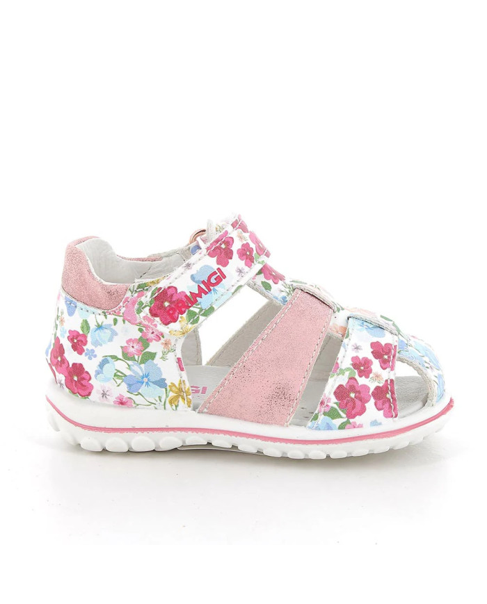 SANDALO PRIMIGI PRIMI PASSI BAMBINA S.ST.FLOR/S.LAM MULTICOL/ROSA 58620111