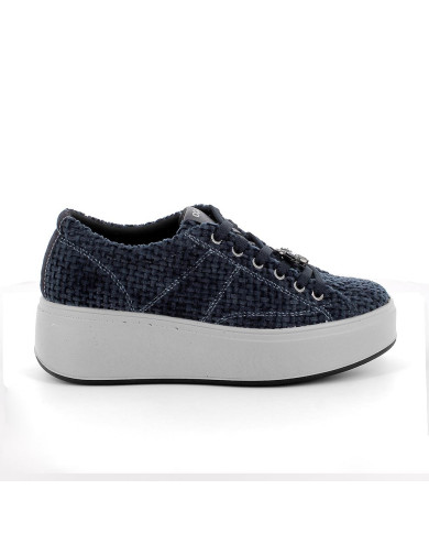SNEAKERS CON ZEPPA IGI&CO DONNA T.VELLUTO TORC. BLU 8671400