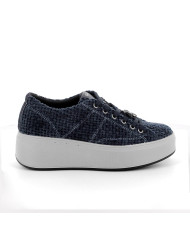 SNEAKERS CON ZEPPA IGI&CO DONNA T.VELLUTO TORC. BLU 8671400