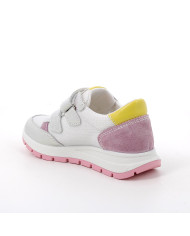 SNEAKERS PRIMIGI BAMBINA SCAMOSC/TESSUTO BCO CAN-PIN/BCO TG: 27-30 5876400