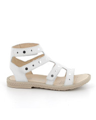 SANDALO PRIMIGI BAMBINA NABUK MORBIDO BIANCO TG: 36-39 5888622/C