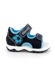 SANDALO PRIMIGI PRIMI PASSI BAMBINO SCAMOSCIAT/RETE NAVY/BLU 5865222
