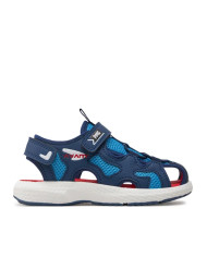 SANDALO T.RETE/NAPPA PU TURCHESE/NAVY 5970622