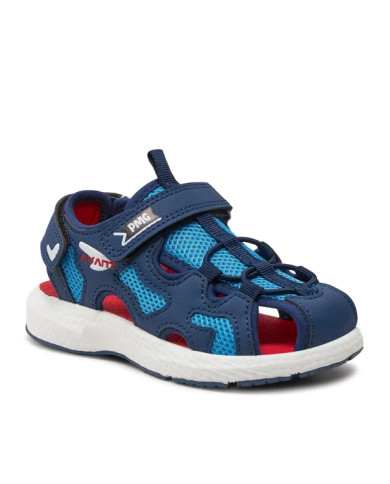 SANDALO T.RETE/NAPPA PU TURCHESE/NAVY 5970622
