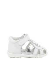 SANDALO PRIMIGI PRIMI PASSI BAMBINA NAPPA SOFT  BIANCO TG: 19-26 5909622 