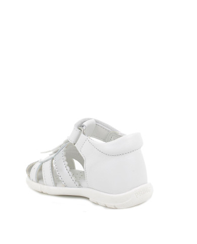 SANDALO PRIMIGI PRIMI PASSI BAMBINA NAPPA SOFT  BIANCO TG: 19-26 5909622 