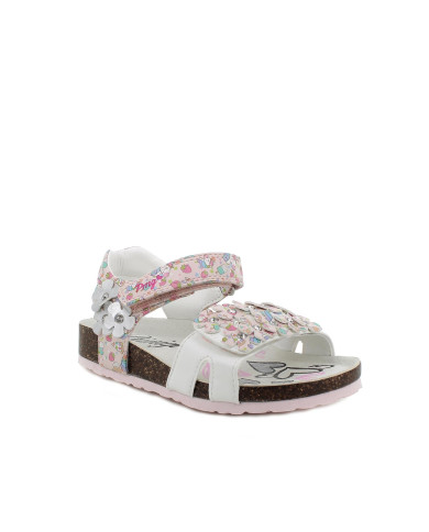 SANDALO PRIMIGI BAMBINA  NAP.PU ST.UNICO B.CO MULTICOLOR 5971522
