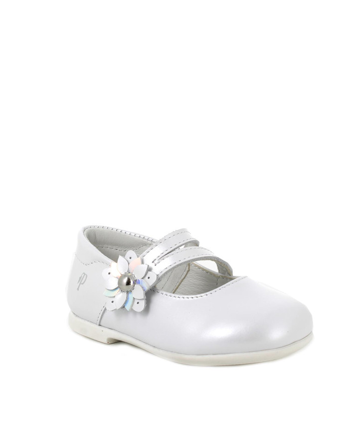 BALLERINA PRIMIGI BAMBINA PRIMI PASSI NAPPA PERL. BIANCO PERLATO 5908811