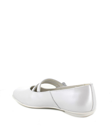 BALLERINA PRIMIGI BAMBINA NAPPA PERL. BIANCO PERLATO TG:28-33 5926211