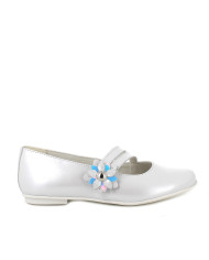 BALLERINA PRIMIGI BAMBINA NAPPA PERL. BIANCO PERLATO TG:34-38 5926211/B