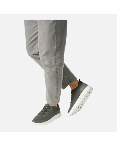 SNEAKERS GEOX UOMO  U SPHERICA A - TESS. A MAGLIA U15BYA 0006K C3014