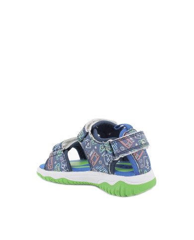 SANDALO PRIMI PASSI BAMBINA NA.PU ST.CONSOL NAVY MULTICOLOR 5951222 