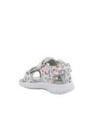 SANDALO PRIMIGI PRIMI PASSI BAMBINA NAP.PU ST.UNICO BIANCO MULTICOL 5951200