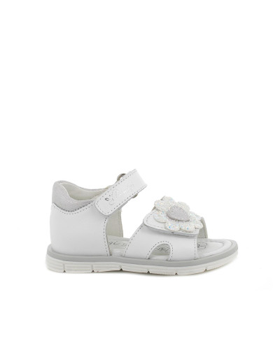 SANDALO PRIMIGI PRIMI PASSI BAMBINA NAPPA SOFT BIANCO TG:25-26 5916022/B