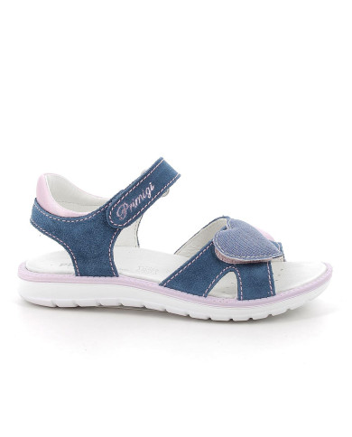 SANDALO PRIMIGI BAMBINA SCAM/S.NAP.IRID JEANS/ROSA TG.31-35 5887244/B