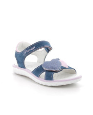 SANDALO PRIMIGI BAMBINA SCAM/S.NAP.IRID JEANS/ROSA TG.31-35 5887244/B