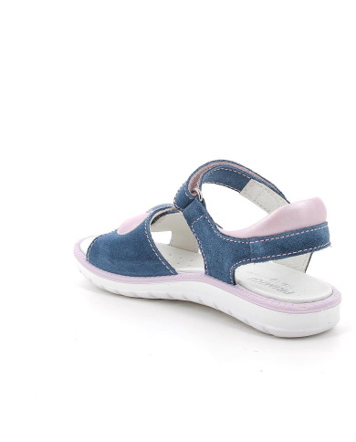 SANDALO PRIMIGI BAMBINA SCAM/S.NAP.IRID JEANS/ROSA TG.31-35 5887244/B
