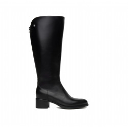 STIVALE CON TACCO NEROGIARDINI DONNA IN PELLE NERO ZIP 117561D/100