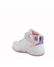 SNEAKERS PRIMIGI PRIMI PASSI BAMBINA NAPPA PU  BIANCO-ROSA 6953000 