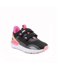 SNEAKERS PRIMIGI BAMBINA NABUK PU NERO/FUXIA 6961200