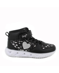 SNEAKERS ALTA PRIMIGI BAMBINA NA.PU/SUE.PU GL NERO 6980722