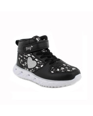 SNEAKERS ALTA PRIMIGI BAMBINA NA.PU/SUE.PU GL NERO 6980722