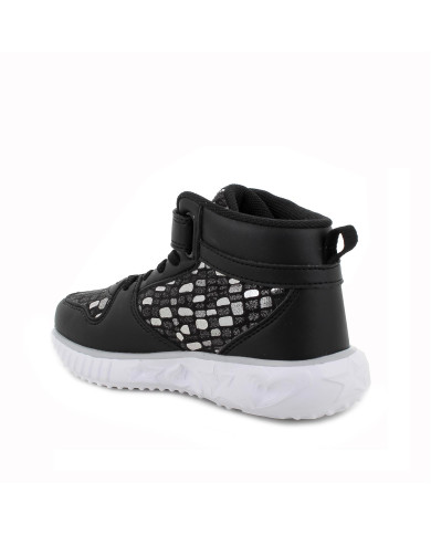 SNEAKERS ALTA PRIMIGI BAMBINA NA.PU/SUE.PU GL NERO 6980722