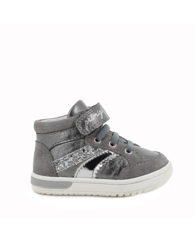SNEAKERS PRIMIGI PRIIMI PASSI BAMBINA SCAMOS/SI.DUBAI GRIGIO/ANTRACIT TG:19-24 6904700/A
