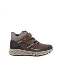 SCARPONCINI PRIMIGI BAMBINO SCAMOSC/GOMMA TORTORA SC/NERO TG:28-30 4890711/A