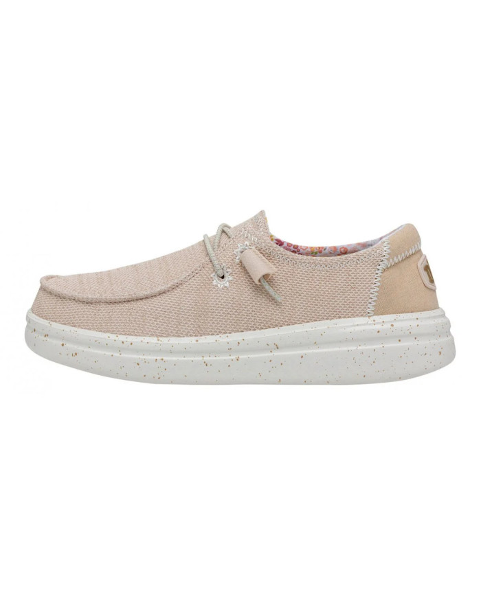 MOCASSINO HEY DUDE DONNA WENDY RISE STRETCH W DOVE HD.40076/1KV