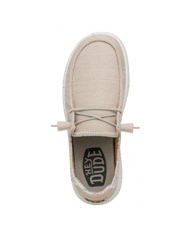 MOCASSINO HEY DUDE DONNA WENDY RISE STRETCH W DOVE HD.40076/1KV
