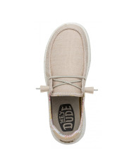 MOCASSINO HEY DUDE DONNA WENDY RISE STRETCH W DOVE HD.40076/1KV