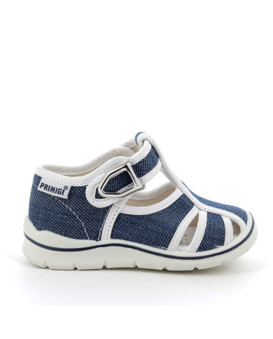 SANDALO PRIMI PASSI PRIMIGI BAMBINO SKATE TELA JEANS 1851333
