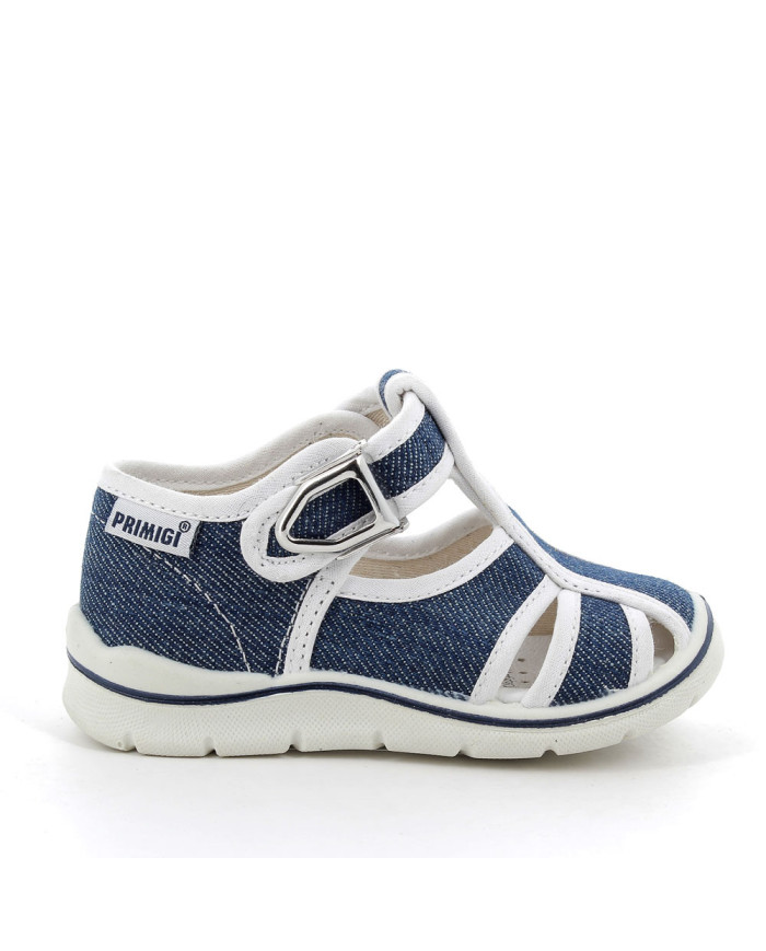 SANDALO PRIMI PASSI PRIMIGI BAMBINO SKATE TELA JEANS 1851333