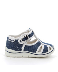 SANDALO PRIMI PASSI PRIMIGI BAMBINO SKATE TELA JEANS 1851333