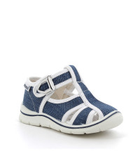 SANDALO PRIMI PASSI PRIMIGI BAMBINO SKATE TELA JEANS 1851333
