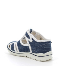 SANDALO PRIMI PASSI PRIMIGI BAMBINO SKATE TELA JEANS 1851333