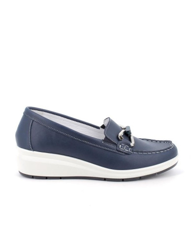 MOCASSINO ENVAL SOFT DONNA BLU ZEPPA IN PELLE 7751900