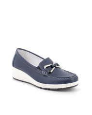 MOCASSINO ENVAL SOFT DONNA BLU ZEPPA IN PELLE 7751900