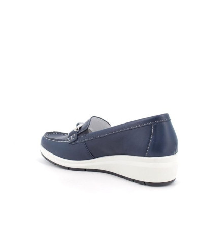 MOCASSINO ENVAL SOFT DONNA BLU ZEPPA IN PELLE 7751900