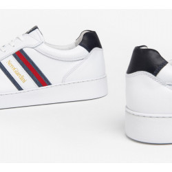 SNEAKERS NEROGIARDINI UOMO OAKLAND BIANCO SAUVAGE BLU EVA ACUTO BIANCO E302850U/707