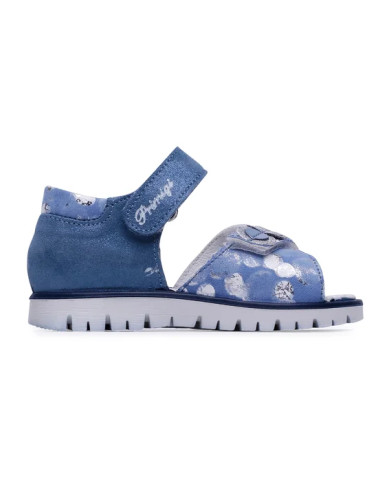 SANDALO PRIMIGI PRIMI PASSI BAMBINA BRIN. AZZURRO 7378011