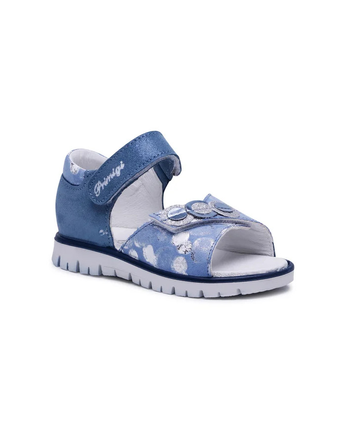 SANDALO PRIMIGI PRIMI PASSI BAMBINA BRIN. AZZURRO 7378011