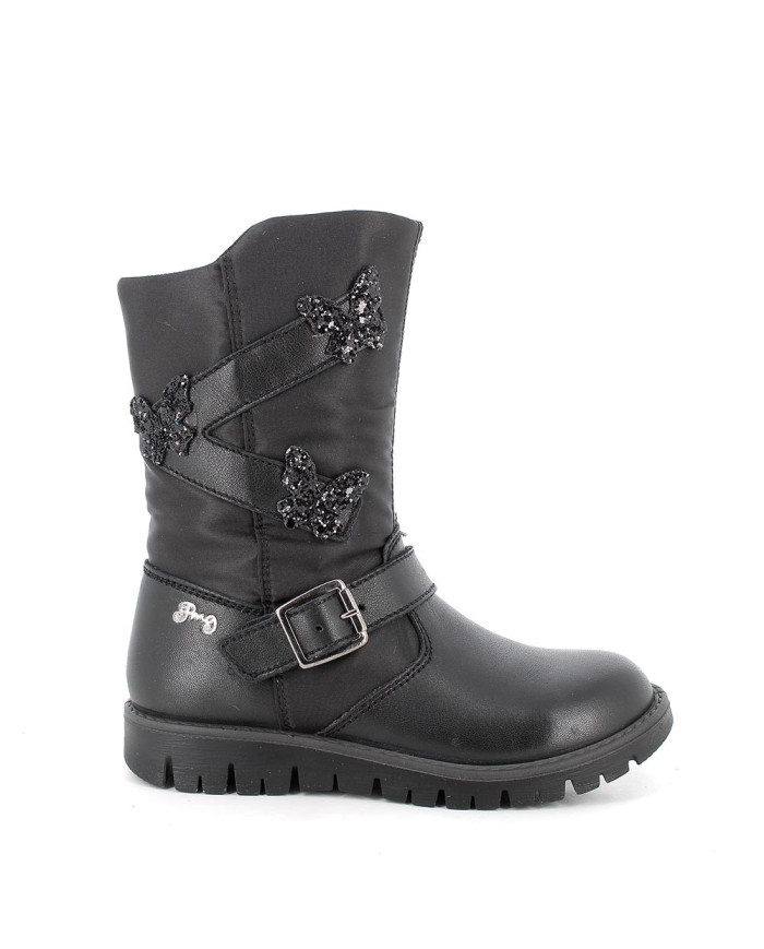 STIVALE PRIMIGI BAMBINA NAPPA SOF/TECHN NERO/NERO  4874700/A