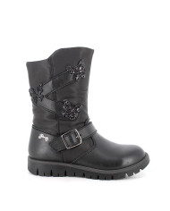 STIVALE PRIMIGI BAMBINA NAPPA SOF/TECHN NERO/NERO  4874700/A