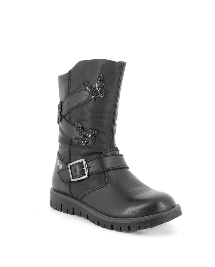 STIVALE PRIMIGI BAMBINA NAPPA SOF/TECHN NERO/NERO  4874700/A
