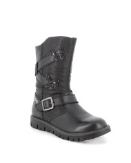 STIVALE PRIMIGI BAMBINA NAPPA SOF/TECHN NERO/NERO  4874700/A