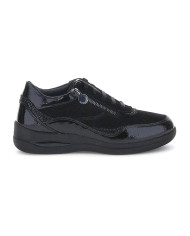 SNEAKERS STONEFLY DONNA AURORA 25 VELOUR/S. PATENT BLACK SYNTHETIC PATENT LEATHER/VELOU 221553 000